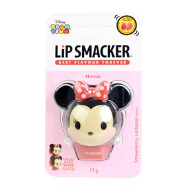 Lip Smacker - Tsum Tsum Collection - Minnie Mouse Lip Balm for Kids - Strawberry Flavour - Sweet Gift for Your Friends - Single Pack