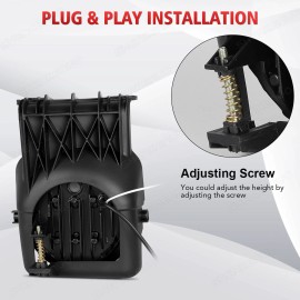 SHENKENUO Pair For 2003-2006 GMC Sierra 1500 2500 HD 3500 LED Fog Lights Bumper Lamps+DRL