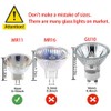 MoKongFu 6-Pack MR11 Light Bulb AC 12V 35 Watt Bulb