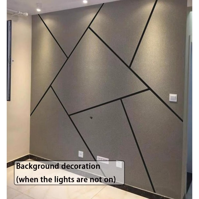 DGLILUAN 16.4FT Recessed Flexible LED Diffuser Channel, Silicone Black Bendable
