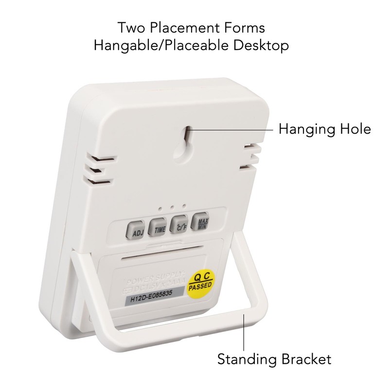Temperature Humidity Meter Multifunctional High Accuracy Digital Indoor Hygrometer Thermometer