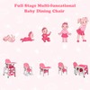 INFANS 5 in 1 Baby High Chair, Convertible Toddler Table