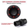 CASOMAN 10 PCS 3/8" Drive Standard Universal Impact Socket Set,