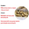 Boeray 115pcs 1/4“ 1/8” Hydraulic Grease Brass Zerk Fitting SAE