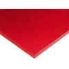 1/4" (6mm) Dark Red Translucent Acrylic Plexiglass Sheet 12"x12" Cast