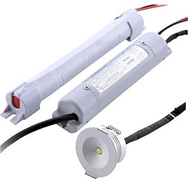 Downlight Emergency 3W, Depth 25mm, IP/NEMA Rating IP20, Length 22mm, Operating Temperature Max 50°C, Width 39mm, Lamps, Lighting & Indicators