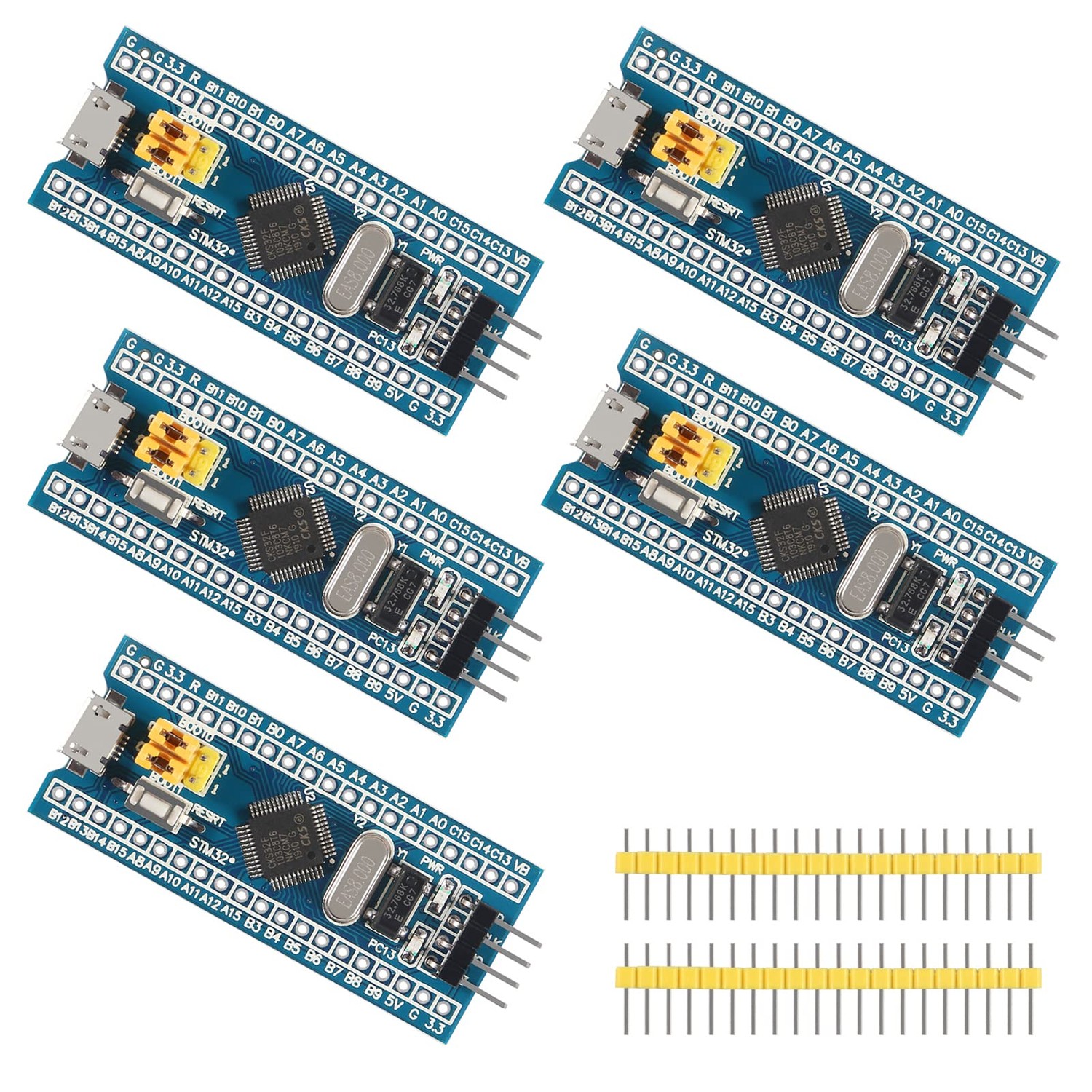 AITRIP 5 x Smart 40 Pin STM32 ARM Development Board Minimum System ...