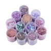 Beavorty Small Gradient Nail Sequins of Ultra Thin Glitter for