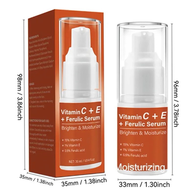 Suero Facial Vitamina C E Y Ácido Ferúlico 30 Ml