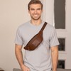 Gusti Spencer Women's and Men's Leather Waist Bag Bum Bag