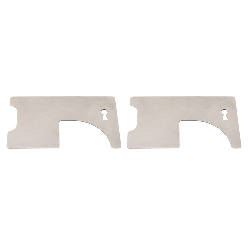 2 PCS Firefighter Door Opener Tool 0.7mm Thick Multifunctional Stainless