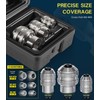 Adjustable Tap Socket Set, 3-Piece Low-Profile Tap Holder for Ratchet