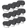 Coufce 12 PCS Satin Games Sleep Mask Eye Mask Sleep