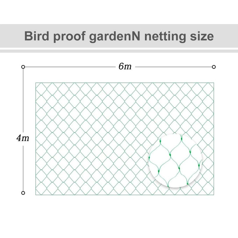 4 x 6 m Bird Protection Net, Tight Mesh, Pond