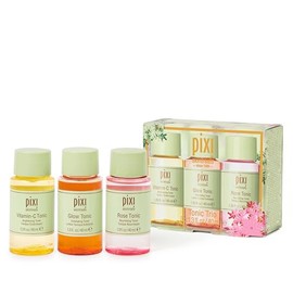 Pixi Beauty Tonic Trio  Set de regalo de edicin navidea con 3 tnicos favoritos de Pixi  Tnico brillante, tnico de vitamina C, tnico rosa  Calmante,...