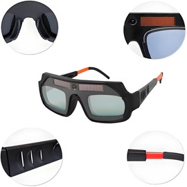 Welding glasses, auto darkening goggles, safety welding goggles, solar welder mask, electric welding eye protection, adjustable PC lens eye protection goggles, Tig welding mig glasses