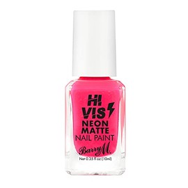 Barry M Cosmetics Hi Vis Neon Matte Nail Paint, Pink Electro