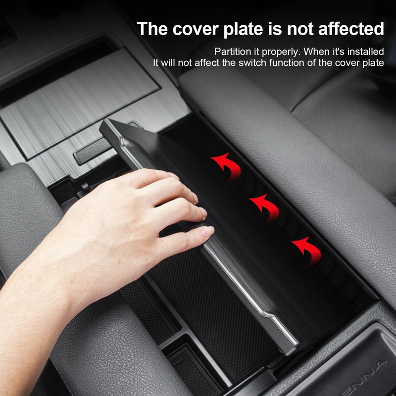 JYCDC Center Console Organizer Tray Compatible with 2021-2025 Toyota Sienna,Armrest
