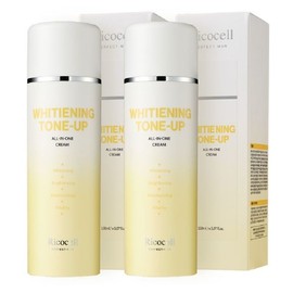 Licocell Perfect Men Whitening Tone-Up All-in-One Cream 150ml x 2 / Refreshing, smooth, whitening... / 리코셀 퍼펙트 맨 화이트닝 톤업 올인원 크림 150ml 2개 산뜻 매끈 미백 온...