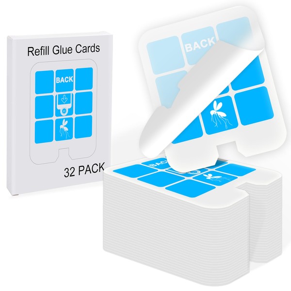 Dickinda 32 Pack Refill Glue Cards, Saferr Home Fly Trap