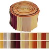40pc Jelly Roll Fabric Strips Autumn-Themed Cotton Quilting Supplies –