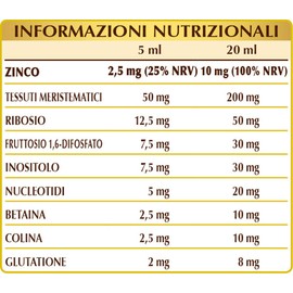 Dr Giorgini Integratore Alimentare, Zinco Olimentovis Liquido Analcoolico - 200 ml