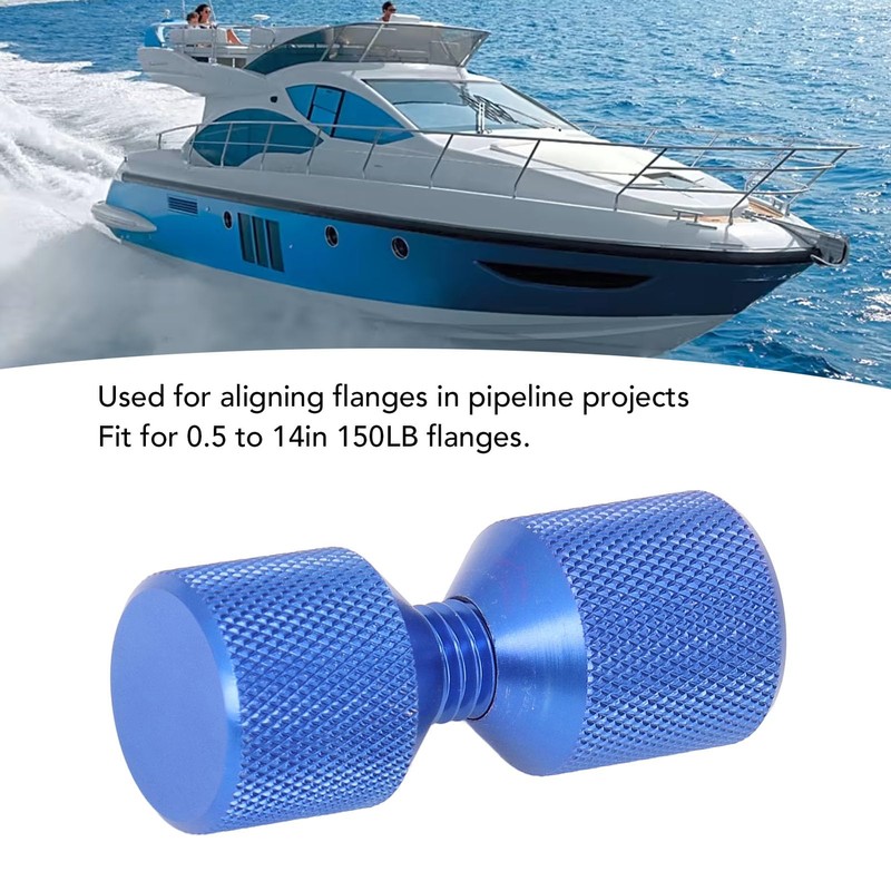 Two Hole Flange Alignment Pins 1-1/8 Inch Aluminium with Anodizing