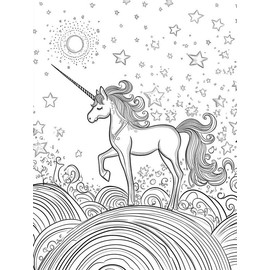Unicorn Magic Paint Kit for Kids and Adults - Paint by Numbers Style - Pre-Drawn Canvas