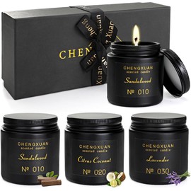 Nasjac Velas Aromaticas Vela Cera de Soja (7oz), Velas Perfumadas 100% Natural, Vela Lavanda/Rosa/Ámbar 200g, Para Relajantes Y Meditación, Regalo para Mujer Regalo Día de la Madre, Regalos de Navidad