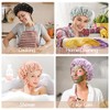 Tbestmax Gorros Ducha Mujer Niña Reutilizables Impermeables Doble Capa Impermeable