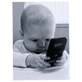 Baby With Cell Phone - Avanti Funny Birthday Card