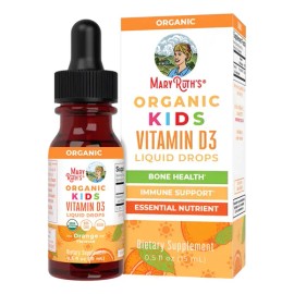 Vitamina D3 Para Niños 15ml Liquida Orgánica Mary Ruths Naranja