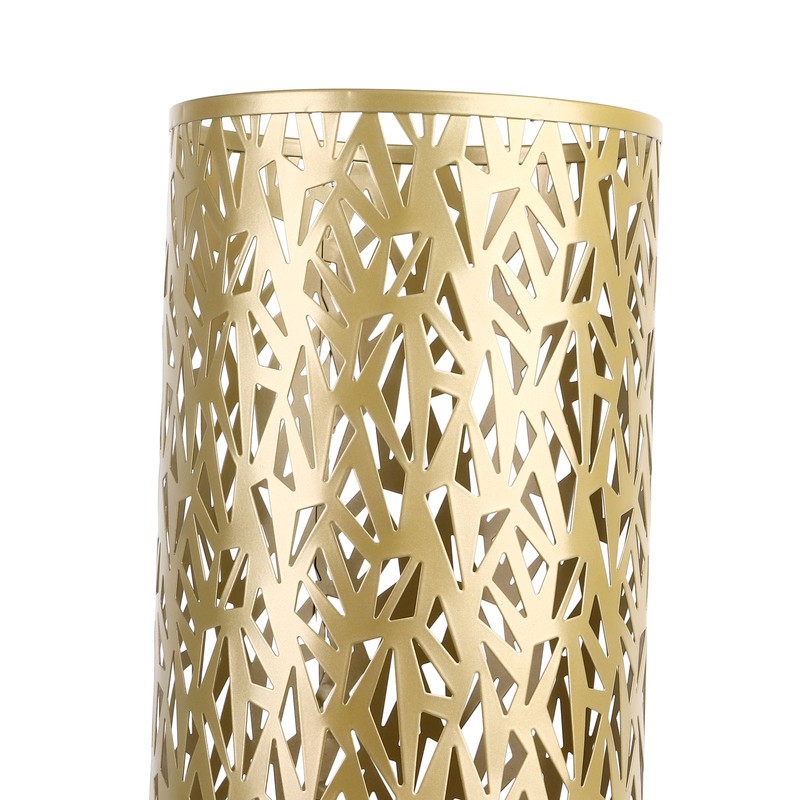 Umbrella Stand Rack for Entryway Metal Hollowed Freestanding Round Umbrella