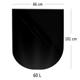 Ikando 60 Litre Rubbish Bags White 100 Counts