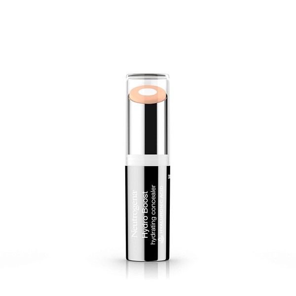 Neutrogena Hydro Boost Hydrating Concealer Stick for Dry Skin, Oil-Free, Lightweight, Non-Greasy and Non-Comedogenic Cover-Up Makeup with Hyaluronic Acid, 10 Fair, 0.12 Oz