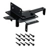 skysen Carbon Steel Vinyl Wood Fence Post Mount Gate Latch(2066-cs-p)