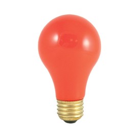 Bulbrite 40A/CO-12PK 40W Ceramic Orange A19 Bulb, 12-Pack