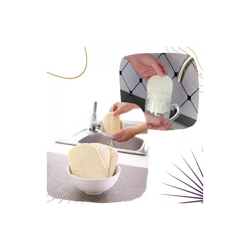 Set Cepillo Corporal Facial Y Esponja Pulpa De Madera Exfo