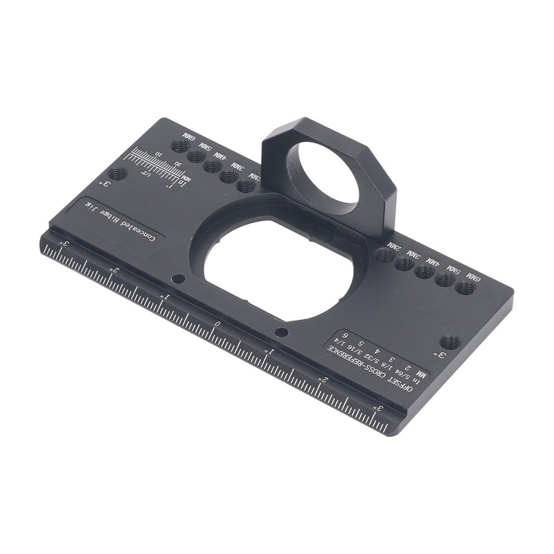 35mm Concealed Hinge Jig Kit Aluminum Alloy Drilling Depth Adjustable