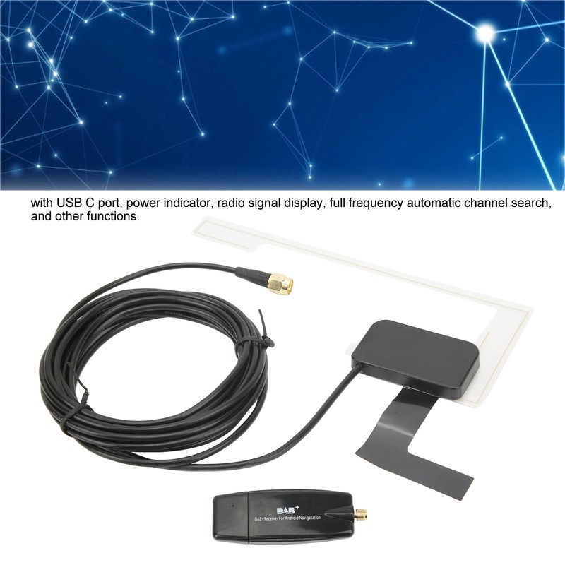 Car DAB Digital Radio Receiver DAB Box Adapter Universal for