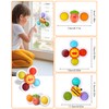 Birshe Pack of 3 Suction Cup Toy, Cartoon Water Toy,