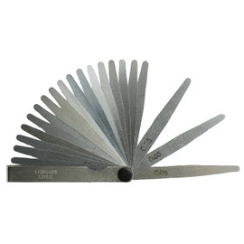20 Piece Precision Feeler Gauge Measuring range 0.05 – 1.0 mm – Length: 100 mm – Stainless Steel