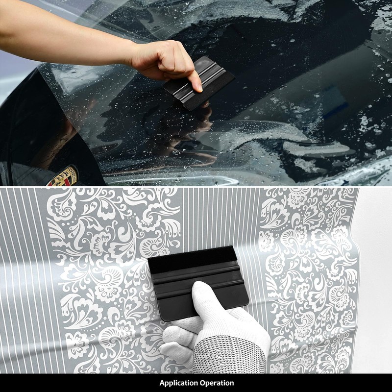EHDIS Vinyl Wrap Squeegee Kit - 10pcs 4inch and 10pcs