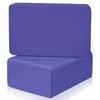 Yoga Blocks Set of 2, Yoga Bricks Supportive EVA Foam
