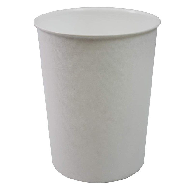 JVL Quality Vibrance White Lightweight Plastic Waste Paper Basket Bin,
