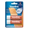 Vaseline Lip Therapy Manteca de cacao, doble barra, hidratación de