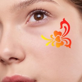 Plantillas De Pintura Facial Diy, Juego De 16 Plantillas De Dibujo Reutilizables De Pet Para DecoracióN De Paredes, ÁLbumes De Fotos Y Manualidades