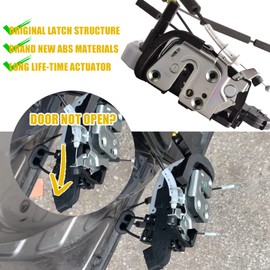 Predep Rear Left Door Lock Actuator Compatible for Nissan Rogue 2008-15 Rogue Select 2014-15 Rear Driver Door Lock Latch Assembly