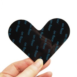 Carpet anti-slip non-slip pad heart shape Pack of 10 2ea