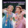 DUDUCOFU Princess Accessories with LED Lights for Little Girls, Glowing